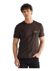 T-shirt Wrangler SMALL GRAPHIC TEE 112386869 Chocolate Torte
