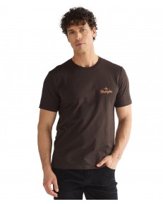 T-shirt Wrangler SMALL GRAPHIC TEE 112386869 Chocolate Torte