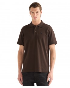 Koszulka Wrangler POLO SHIRT 112386871 Chocolate Torte