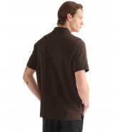 Koszulka Wrangler POLO SHIRT 112386871 Chocolate Torte
