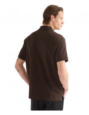 Koszulka Wrangler POLO SHIRT 112386871 Chocolate Torte