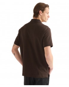 Koszulka Wrangler POLO SHIRT 112386871 Chocolate Torte