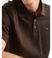 Koszulka Wrangler POLO SHIRT 112386871 Chocolate Torte