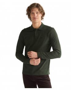 Koszulka Wrangler LS POLO SHIRT 112386873 Rosin