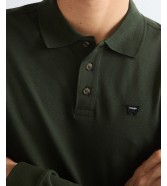 Koszulka Wrangler LS POLO SHIRT 112386873 Rosin