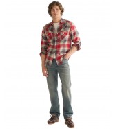 Koszula Wrangler WESTERN SHIRT 112386899 Chili Pepper