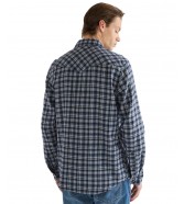 Koszula Wrangler WESTERN SHIRT 112386900 Deep Blue