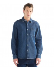 Koszula Wrangler 1 PKT SHIRT 112386941 Dark Wash