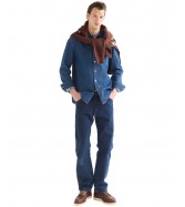 Koszula Wrangler 1 PKT SHIRT 112386941 Dark Wash