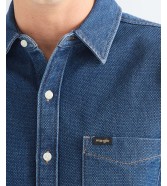 Koszula Wrangler 1 PKT SHIRT 112386941 Dark Wash
