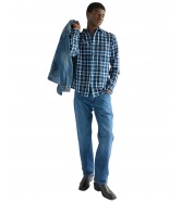 Koszula Wrangler 1 PKT SHIRT 112386950 Light Indigo