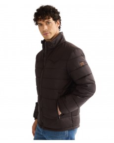 Kurtka Wrangler PACKABLE PUFFER 112386961 Chocolate Torte
