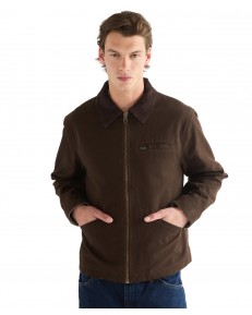 Kurtka Wrangler UTILITY JACKET 112386964 Chocolate Torte