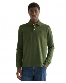Koszulka Wrangler LS POLO SHIRT 112386982 Kombu Green