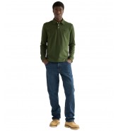 Koszulka Wrangler LS POLO SHIRT 112386982 Mahogany