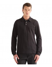 Koszulka Wrangler LS POLO SHIRT 112386983 Caviar