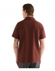 Koszulka Wrangler POLO SHIRT 112386986 Bitter Chocolate