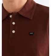 Koszulka Wrangler POLO SHIRT 112386986 Bitter Chocolate