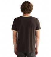 T-shirt Wrangler RINGER TEE 112386988 Chocolate Torte