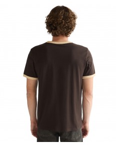 T-shirt Wrangler RINGER TEE 112386988 Chocolate Torte