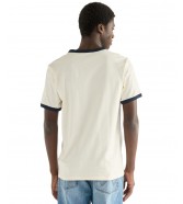 T-shirt Wrangler RINGER TEE 112386989 Antique White