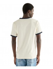 T-shirt Wrangler RINGER TEE 112386989 Antique White