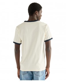 T-shirt Wrangler RINGER TEE 112386989 Antique White