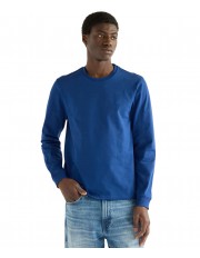 Koszulka Wrangler LS TEE 112386993 Blue Deepths