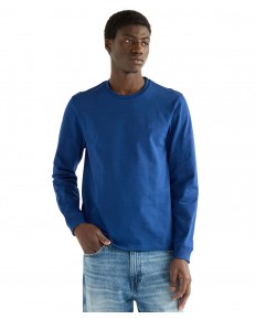 Koszulka Wrangler LS TEE 112386993 Blue Deepths