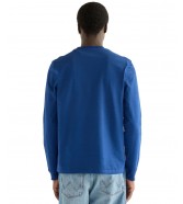 Koszulka Wrangler LS TEE 112386993 Blue Deepths