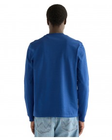Koszulka Wrangler LS TEE 112386993 Blue Deepths