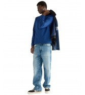 Koszulka Wrangler LS TEE 112386993 Blue Deepths