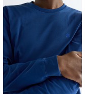 Koszulka Wrangler LS TEE 112386993 Blue Deepths