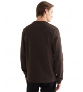 Koszulka Wrangler LS TEE 112386994 Chocolate Torte