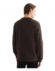 Koszulka Wrangler LS TEE 112386994 Chocolate Torte
