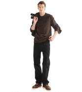 Koszulka Wrangler LS TEE 112386994 Chocolate Torte