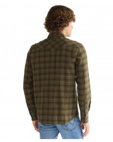 Koszula Wrangler WESTERN SHIRT 112386996 Olive Night