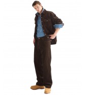 Koszula Wrangler OVERSIZED WESTERN SHIRT 112387001 Coffee