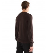 Sweter Wrangler CREW NECK KNIT 112387003 Chocolate Torte