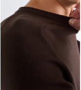 Sweter Wrangler CREW NECK KNIT 112387003 Chocolate Torte