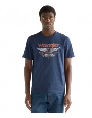 T-shirt Wrangler AMERICANA TEE 112387008 Black Iris
