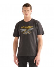 T-shirt Wrangler AMERICANA TEE 112387009 Faded Black
