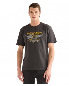 T-shirt Wrangler AMERICANA TEE 112387009 Faded Black