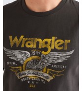 T-shirt Wrangler AMERICANA TEE 112387009 Faded Black