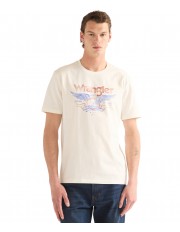 T-shirt Wrangler AMERICANA TEE 112387010 Worn White