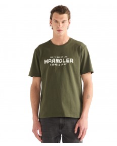 T-shirt Wrangler GRAPHIC TEE 112387012 Deep Depths