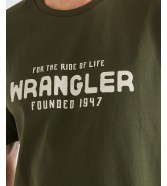 T-shirt Wrangler GRAPHIC TEE 112387012 Deep Depths