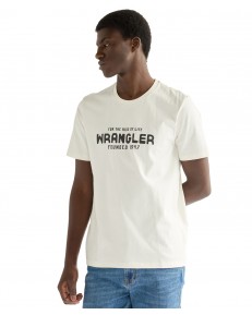 T-shirt Wrangler GRAPHIC TEE 112387013 Worn White