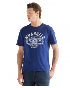 T-shirt Wrangler AMERICANA TEE 112387018 Blue Depths