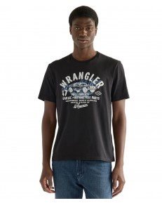 T-shirt Wrangler AMERICANA TEE 112387021 Black Beauty